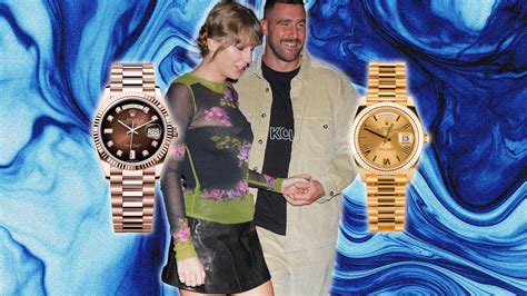 travis kelce breitling|Taylor Swift & Travis Kelce: Rolex Collections .